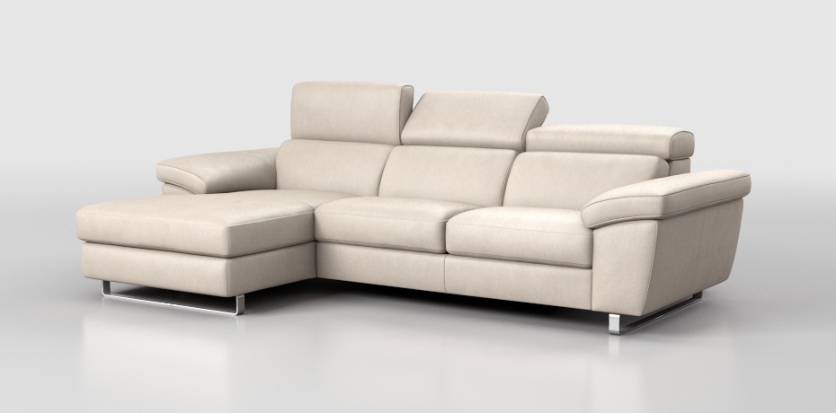 Taro - small corner sofa with sliding mechanism - left peninsula
